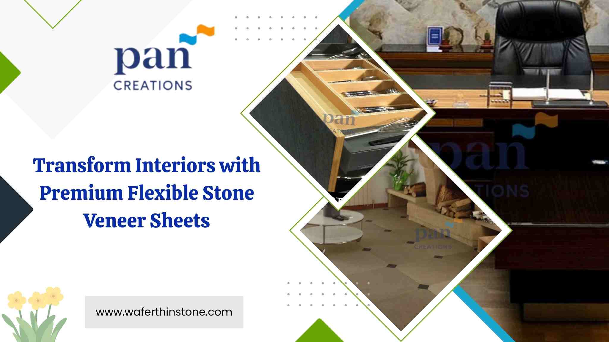 Flexible Stone Veneer Sheets