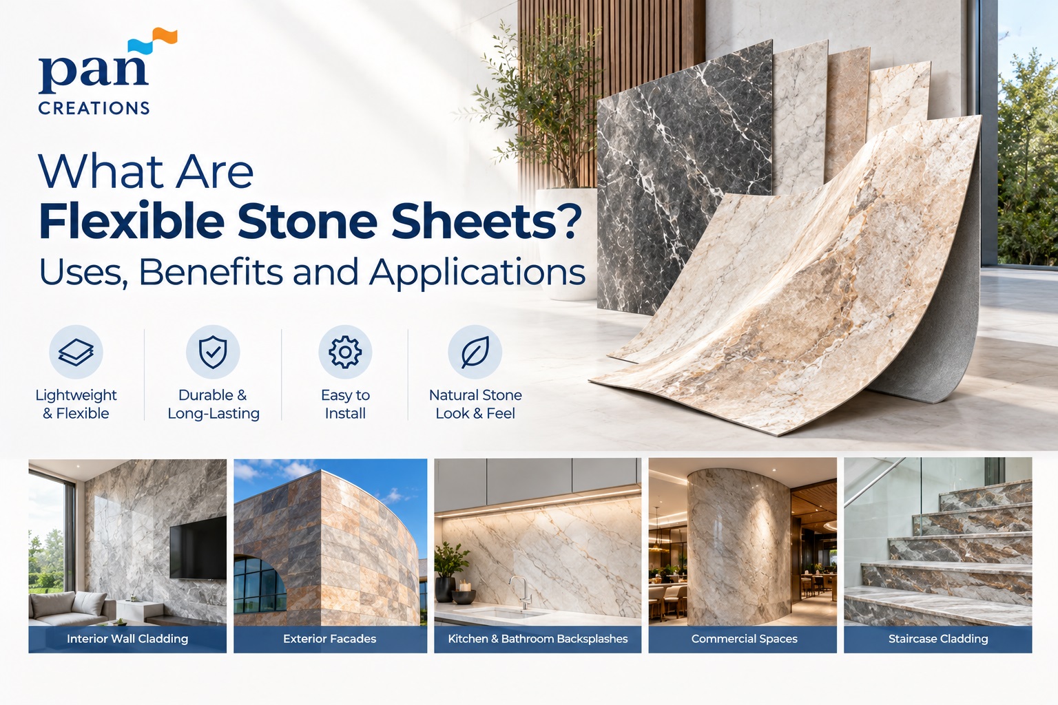 flexible stone sheets